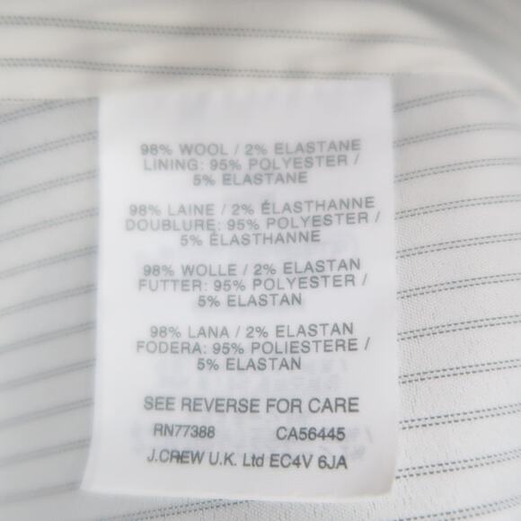 J. Crew Regent Blazer Navy Blue Wool Jacket 8 - Picture 6 of 7